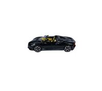 Collectible Race Car Model 1:43 For Bugatti W16 Mistral Black Alloy Die-cast Vehicle Miniature Decorative Display Model Bedroom Decoration