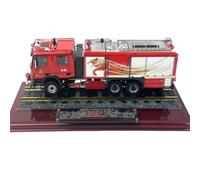 Collectible Race Car Model 1:43 For Chassis BAI Baian Dual-purpose Fire Truck Resin Model Fire Collector Engineering Vehicle Bedroom Decoration