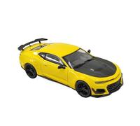Collectible Race Car Model 1:43 For Chevrolet ZL1 2019 Alloy Yellow Car Model Die-casting Process Sports Car Model To Collectors Bedroom Decoration