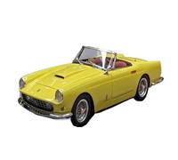Collectible Race Car Model 1:43 For Ferrari 250GT CAR64A Serie 1 Resin Model Yellow Classic Convertible Red Interior Bedroom Decoration