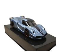 Collectible Race Car Model 1:43 For Ferrari FXX Silver Blue Black Stripe Sports Car Alloy Model For Display And Collection Bedroom Decoration