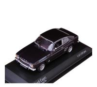Collectible Race Car Model 1:43 For Ford Capri 1969 Sports Car Black Alloy Classic Style Collectible Sedan Craft Display Bedroom Decoration