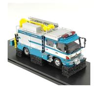 Collectible Race Car Model 1:43 For Hino 2011 Police Headquarters Police Force Rescue Resin Car Model Display Stand Ornaments Bedroom Decoration