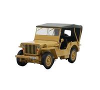 Collectible Race Car Model 1:43 For Ist Jeep Willys MB Jeep Alloy Car Model Metal Die-casting Ornaments Vehicle Display Bedroom Decoration