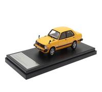 Collectible Race Car Model 1/43 For Isuzu Gemini Sedan Zz/t (1981) Multi-color Die-cast Alloy Static Toy Model Car To Friends Bedroom Decoration(Yellow)