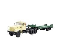 Collectible Race Car Model 1:43 For KRAZ-258 Soviet Heavy Tractor CHMZAP-5523 low Platform Semi-trailer SSM7070 Bedroom Decoration