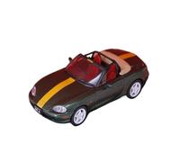 Collectible Race Car Model 1:43 For Mazda Roadster Nr-A 1999 Convertible Sports Car Green Vintage Alloy Model Mini Decoration Bedroom Decoration