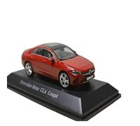 Collectible Race Car Model 1:43 For Mercedes-Benz CLA Coupe C118 Red Classic Coupe Model Closed Design Mini Scale Decoration Bedroom Decoration