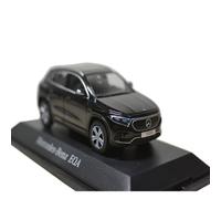 Collectible Race Car Model 1:43 For Mercedes-Benz EQA (H243) 2021 Black Travel Toy Alloy Vehicle Indoor Display Game Props Bedroom Decoration