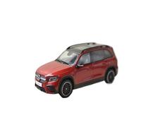 Collectible Race Car Model 1:43 For Mercedes-Benz GLB X247 2019 Metallic Red Static Metal Collectible Model Diecast Car Bedroom Decoration
