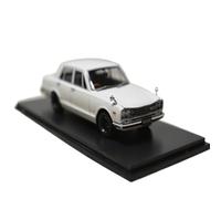 Collectible Race Car Model 1:43 For Nissan 2000GT-R PGC-10 God Of War Wide Wheel Sedan White Alloy Model Window Collection Bedroom Decoration