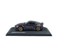 Collectible Race Car Model 1:43 For Nissan 400Z Rocket Bunny Purple Alloy Car Model Metal Toy Ornaments Suitable For Adults Bedroom Decoration
