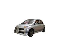 Collectible Race Car Model 1:43 For Nissan MARCH 12SR 15SR Multicolor Sedan Alloy Car Model Small Scale Decoration Model Bedroom Decoration(Silver)