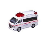 Collectible Race Car Model 1:43 For Nissan Paramedic MPV Fire Emergency Vehicle 2018 Metal Diecast Collectible Car Model Bedroom Decoration