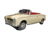 Collectible Race Car Model 1:43 For Peugeot 403 Cabriolet Convertible Alloy Retro Model Car Classic Collectible Classic Car Bedroom Decoration