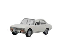 Collectible Race Car Model 1:43 For Peugeot 504 Rural 1980 Station Wagon White Vintage Alloy Car Model Retro Home Decor Bedroom Decoration