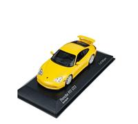 Collectible Race Car Model 1:43 For Porsche 911 GT3-2003 Sports Car Alloy Car Model Yellow Lovers Collection Silver Wheels Bedroom Decoration