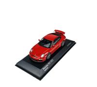 Collectible Race Car Model 1:43 For Porsche 911 GT3-2009 Red Short Tail Sports Car Model Metal Decorative Ornaments Bedroom Decoration