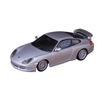 Collectible Race Car Model 1:43 For Porsche 911 GT3 996 Sports Car 1998 Silver Alloy Car Model Scene Simulation Decoration Bedroom Decoration