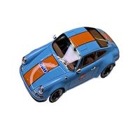 Collectible Race Car Model 1:43 For Porsche 911Kaege Retro Classic Modified KRC Resin Car Model Scale Model Blue Toy Cars Bedroom Decoration