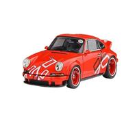 Collectible Race Car Model 1:43 For Porsche Singer Dls Resin Car Model Multiple Colors Optional Collector's Vehicle Fashion Model Bedroom Decoration(Red)