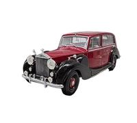 Collectible Race Car Model 1:43 For Rolls-Royce Phantom IV+ S860 Alloy Car Model Black Top And Red Top Retro Metal Sedan Decorate Bedroom Decoration(Red B)