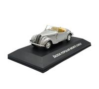 Collectible Race Car Model 1:43 For Skoda Popular Monte Carlo Convertible Alloy Die-cast Metal Car Model For Play Bedroom Decoration