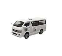 Collectible Race Car Model 1:43 For Toyota Hiace Un Static Alloy Truck Model White Indoor Decoration Birthday Party Toy Car Bedroom Decoration