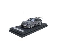 Collectible Race Car Model 1:43 For Toyota Top Secret Gt300 Supra JZA80 Gun Gray Resin Car Model Ornaments Scene Simulation Toy Bedroom Decoration