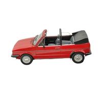 Collectible Race Car Model 1:43 For Volkswagen Golf Cabriolet Alloy Red Vehicle Display Stand Ornament Entryway Decoration Bedroom Decoration