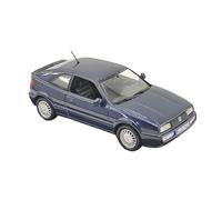 Collectible Race Car Model 1:43 For VW Corrado G60 Blue Classic Sedan Alloy Die-cast Car Model Vintage Car Garage Display Bedroom Decoration