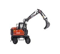 Collectible Race Car Model 1:50 For Atlas 155W Excavator Alloy Model Miniature Scale Vehicle Display Black Wheel 1095 Bedroom Decoration
