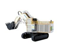 Collectible Race Car Model 1:50 For Komatsu Mine Die Casting Alloy Excavator Model Jwaneng 25026/6 Limited Engineering Car Bedroom Decoration(White A)