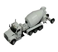 Collectible Race Car Model 1:50 For T880 Cement Mixer Truck Scale Engineering Material Transport Vehicle Die -cast Alloy Car Model Bedroom Decoration