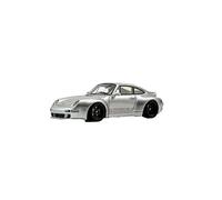 Collectible Race Car Model 1:64 For 911 400R Gnuther Werks Resin Car Model Scale Diecast Metal Model Toy Sports Car Bedroom Decoration(Silver)