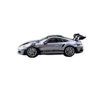 Collectible Race Car Model 1:64 For 911 GT3 RS RWB Die-cast Ornament Alloy Car Model Collectible Toy Or Indoor Souvenir Bedroom Decoration(Silver)