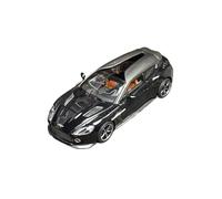 Collectible Race Car Model 1:64 For Aston Martin Vanquish Zagato Alloy Showcase Collection Model Scale Car Suitable For Birthday Bedroom Decoration(Black)