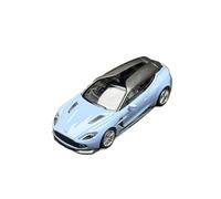 Collectible Race Car Model 1:64 For Aston Martin Vanquish Zagato Alloy Showcase Collection Model Scale Car Suitable For Birthday Bedroom Decoration(Blue)