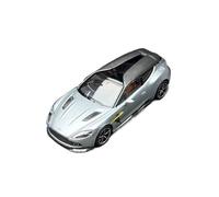 Collectible Race Car Model 1:64 For Aston Martin Vanquish Zagato Alloy Showcase Collection Model Scale Car Suitable For Birthday Bedroom Decoration(Silver)