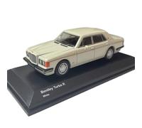 Collectible Race Car Model 1:64 For Bentley Turbo R Pearl White Deluxe Edition Alloy Collector's Edition Model Display Bedroom Decoration