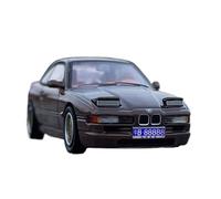 Collectible Race Car Model 1/64 For BMW 850csi Alloy Car Model Pop-up Light Version Slideable Sedan Home Décor Ornaments Bedroom Decoration(Brown)