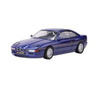 Collectible Race Car Model 1:64 For BMW 850CSi Sedan Small Scale Alloy Car Model Metal Decoration Suitable For Car Fans Collection Bedroom Decoration(Blue)