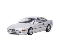 Collectible Race Car Model 1:64 For BMW 850CSi Sedan Small Scale Alloy Car Model Metal Decoration Suitable For Car Fans Collection Bedroom Decoration(Silver)