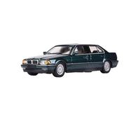 Collectible Race Car Model 1:64 For BMW E38 7-Series Alloy Toy Car Model Classic Sedan Metal Ornaments In-car Display Bedroom Decoration(Green)