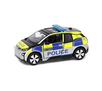 Collectible Race Car Model 1 64 For BMW I3 Police Car Patrol Car Alloy Simulation Model Adult Collection Ornaments Display Bedroom Decoration