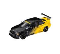 Collectible Race Car Model 1:64 For BMW M3 E46 Rocket Bunny Wide Body Resin Car Model Die Casting Display Window Collection Bedroom Decoration(Black)
