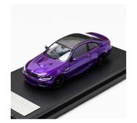 Collectible Race Car Model 1:64 For BMW M3 E92 3 Series Sports Car Alloy Car Model Collectible Die-cast Vehicle Static Decoration Bedroom Decoration(Purple)
