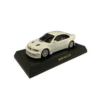 Collectible Race Car Model 1/64 For BMW M3 GTR White E46 Alloy Proportional Decorative Car Model Classic Sedan Toy Bedroom Decoration