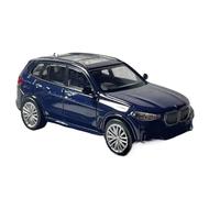 Collectible Race Car Model 1/64 For Bmw X5 G05 Die-cast Metal Toy Car Hobby Collection For Alloy Model Christmas Souvenir Bedroom Decoration(Blue)