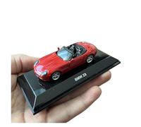 Collectible Race Car Model 1:64 For Bmw Z8 Convertible Sports Scale Alloy Car Model Metal Artwork Wine Cabinet Decoration Bedroom Decoration(Red)